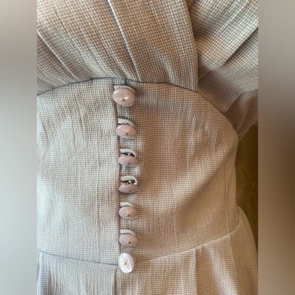 ❌SOLD❌ 💒 VTG SUNSHINE STARSHINE 90’S BLUE GINGHAM DRESS SIZE 12 - Picture 4 of 7